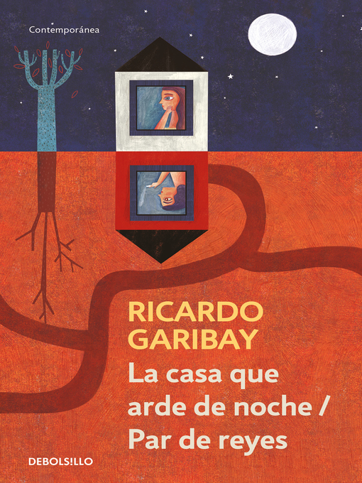 Cover image for La casa que arde de noche / Par de reyes
